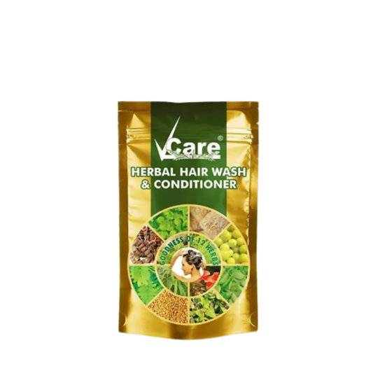 VCare Herbal Hair Wash Powder And Conditioner