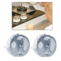 Safe-O-Kid Gas Stove Knobs Transparent Guards for Indoor Baby Safety Set of 4 Pcs