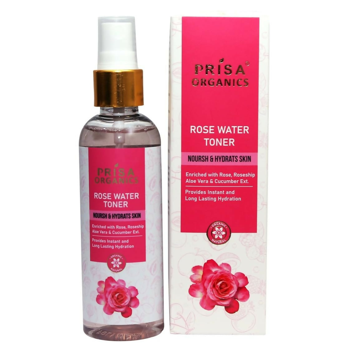 Prisa Organics Rose Water Toner