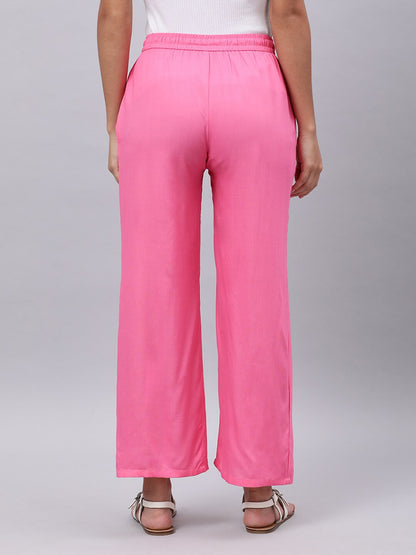 Souchii Pink Liva Palazzos