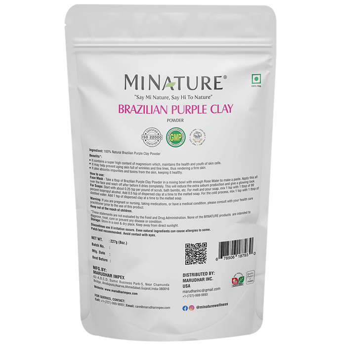 Minature Brazilian Purple Clay Powder