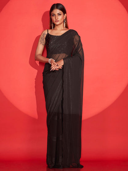 Tikhi Imli Zari Striped Saree