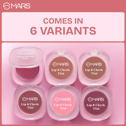 MARS Cosmetics Lip & Cheek Tint for Bold Pop Color - 03-Cinnamon Glow