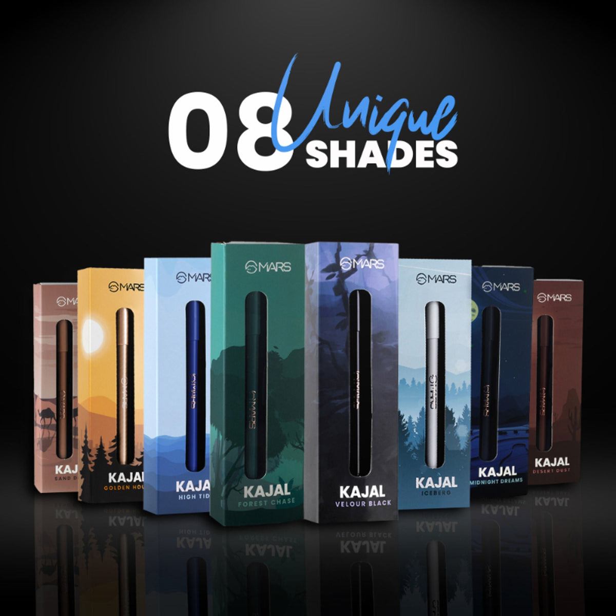 MARS Cosmetics Won't Smudge Won't Budge Kajal - High Tide