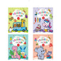 Jolly Kids Colouring for Fun Books B| Set of 4| Each Book 64 Images|Colouring & Painting Books for Kids|Ages 3-8 Year