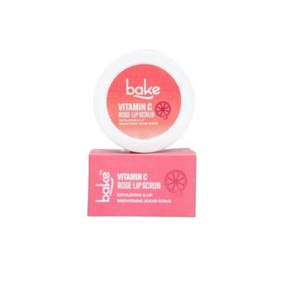 Bake Vitamin C Rose Lip Scrub For Dark Lips & Pigmentation