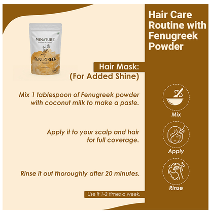 Minature Fenugreek Organic Powder