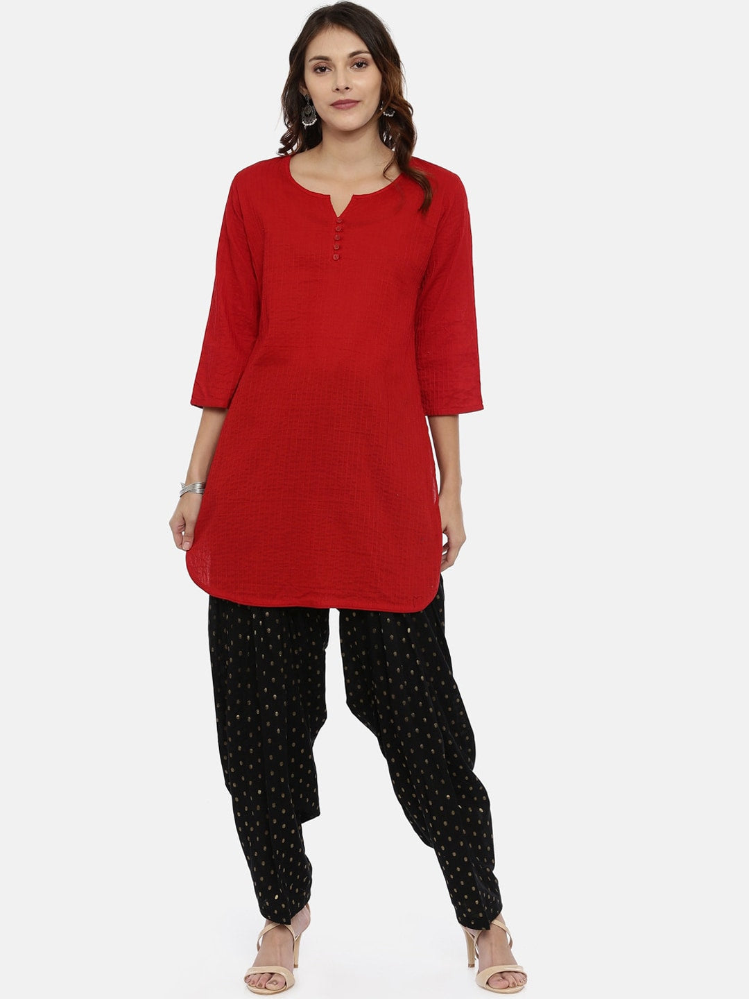 Souchii Black Woven Design Patiala