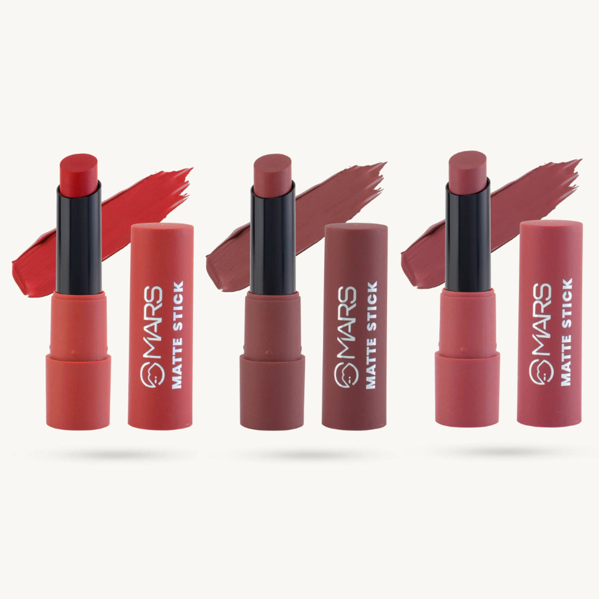 MARS Cosmetics Matte Lipsticks Box - 01 Reds and Maroons