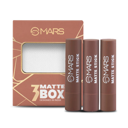 MARS Cosmetics Matte Lipsticks Box - 04 Browns