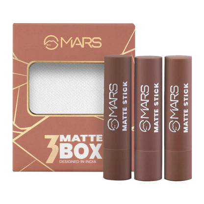 MARS Cosmetics Matte Lipsticks Box - 04 Browns