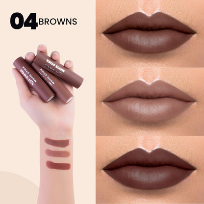 MARS Cosmetics Matte Lipsticks Box - 04 Browns
