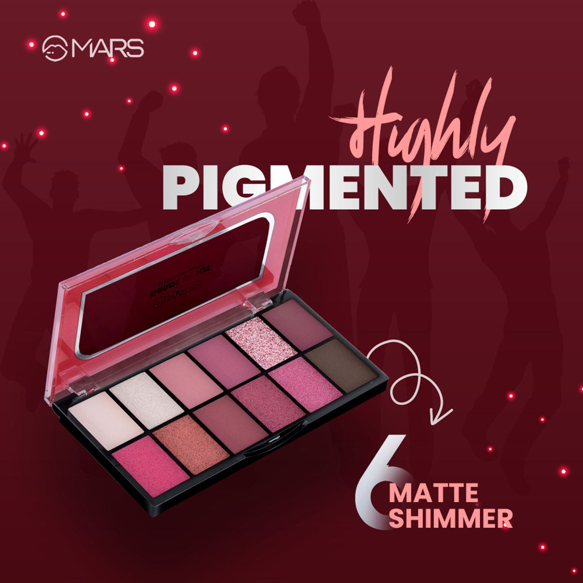 MARS Cosmetics Dance Of Joy Eyeshadow Palette - Shade 01