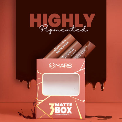 MARS Cosmetics Matte Lipsticks Box - Blushes Nudes