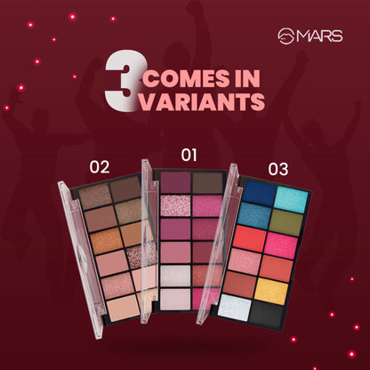MARS Cosmetics Dance Of Joy Eyeshadow Palette - Shade 03