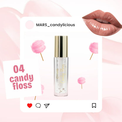 MARS Cosmetics Candylicious Colored Lip Gloss - Candy Floss