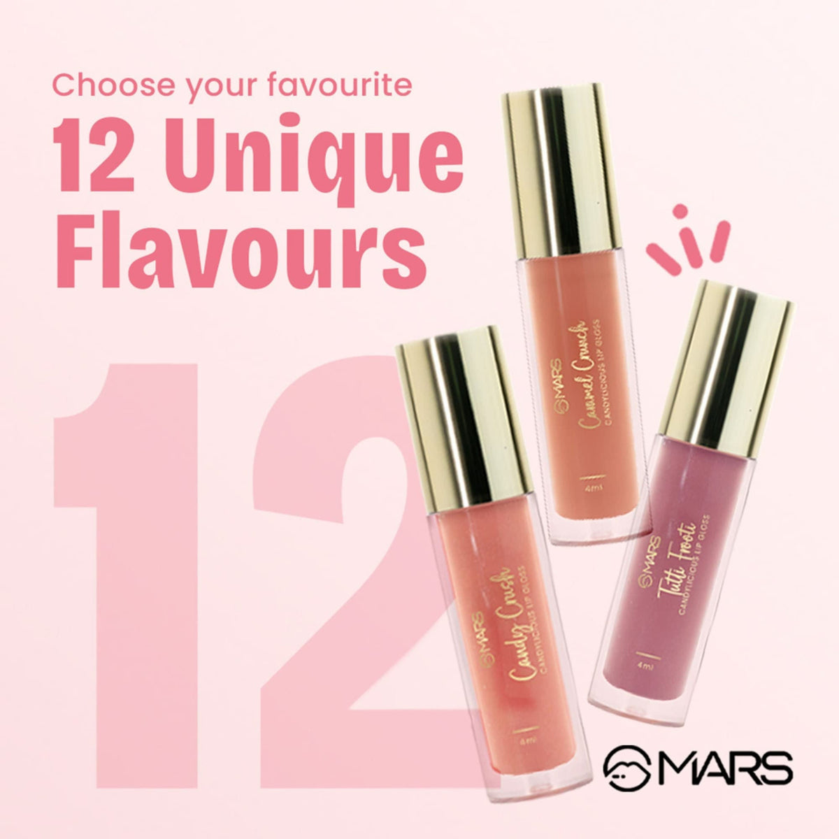 MARS Cosmetics Candylicious Colored Lip Gloss - Fruity Fusion