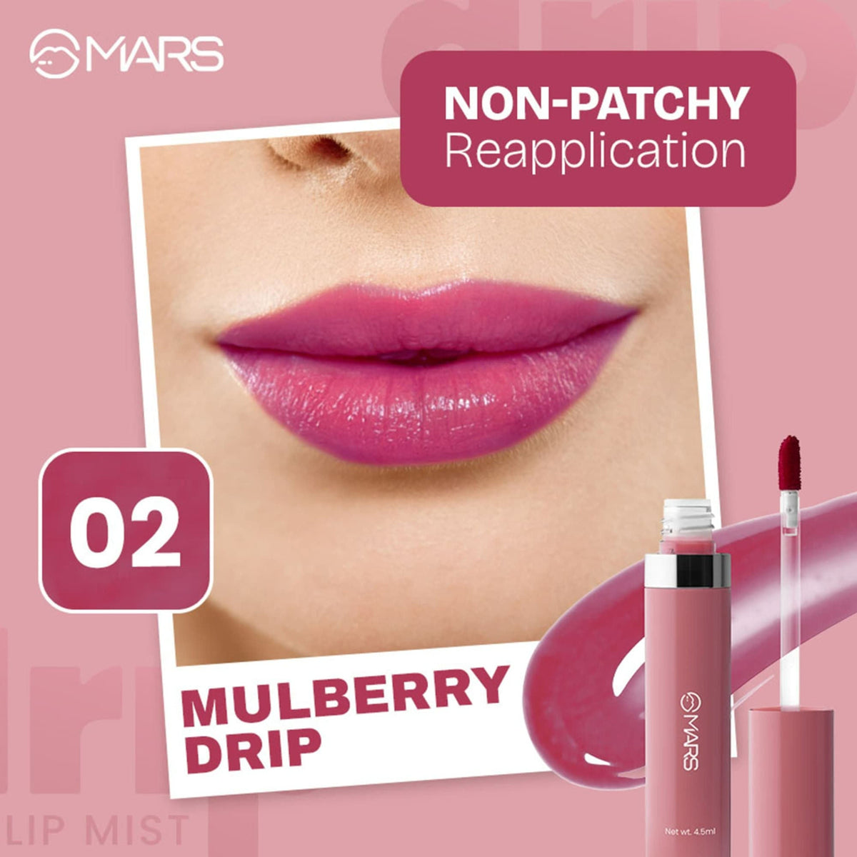 MARS Cosmetics Drip Lip Mist - 02 Mulberry Drip