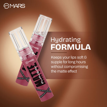 MARS Cosmetics Mousse Matte Lipstick - Love Lady