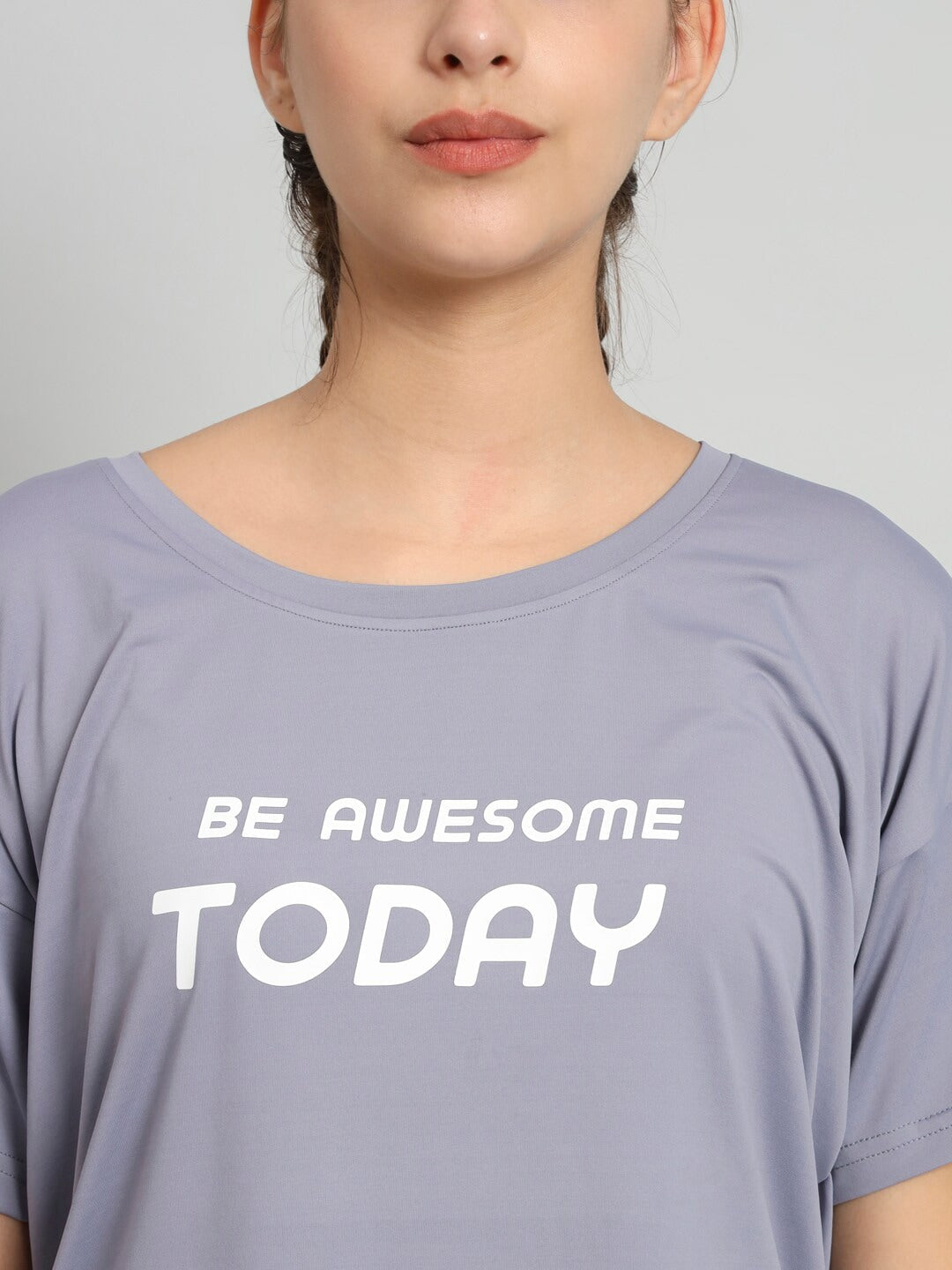 MKH Typography Printed Relaxed Fit Dri-Fit T-shirt