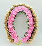 Baby Pink & Gold Gajra