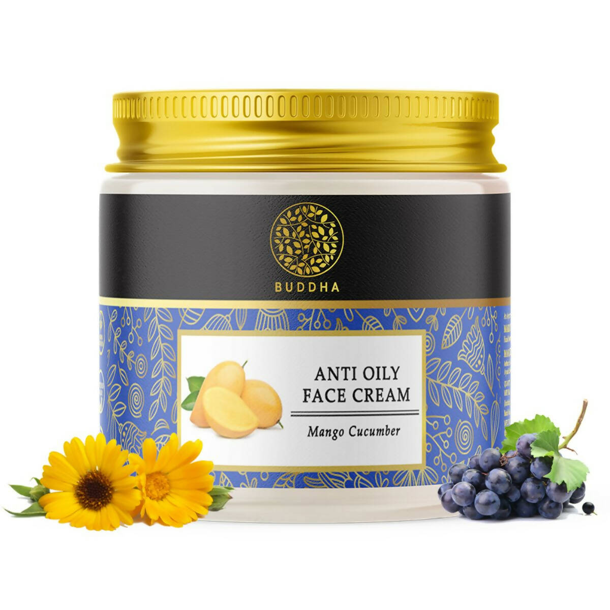 Buddha Natural Anti Oily Face Cream - For Clear and Radiant Oil Free Skin