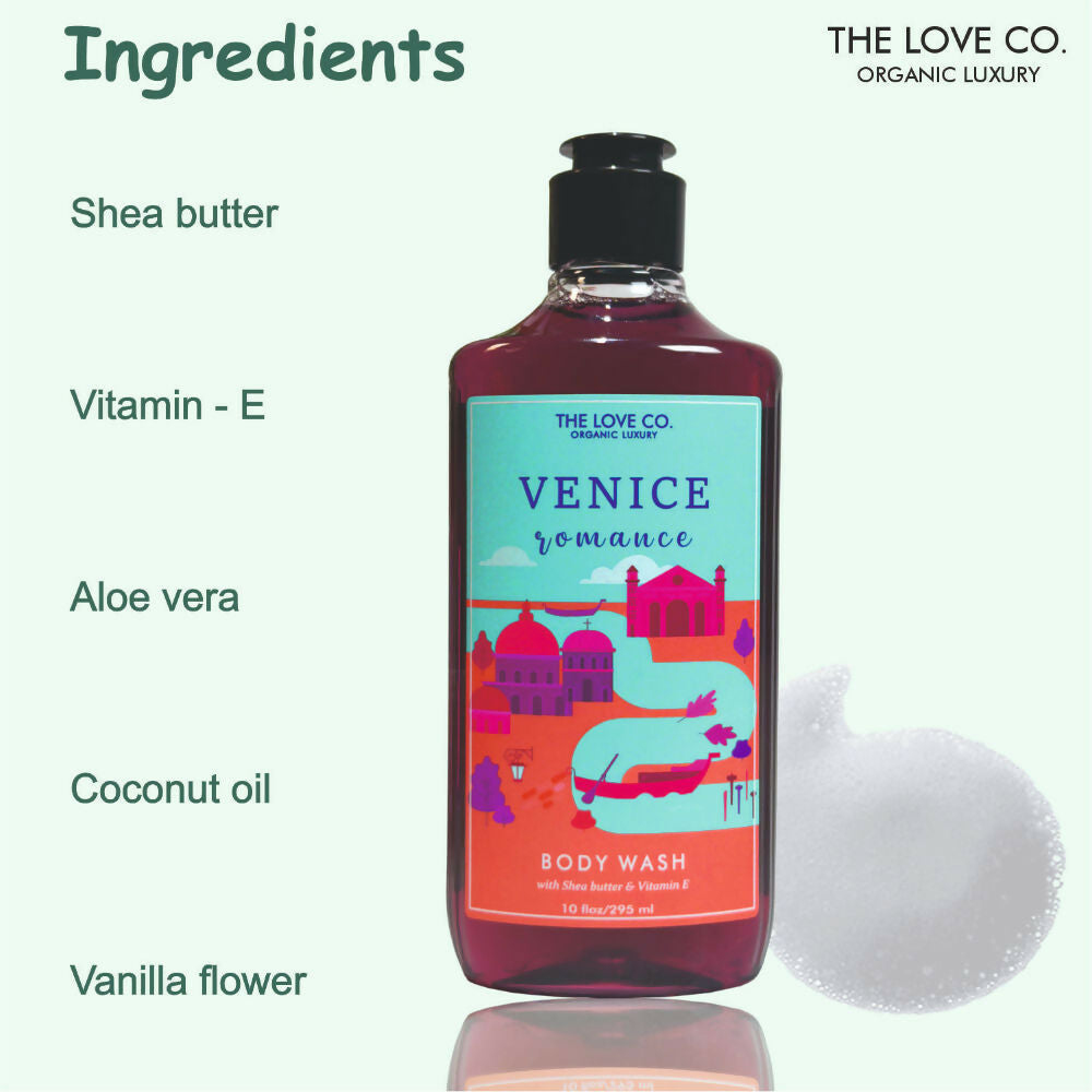 The Love Co. Venice Romance Body Wash