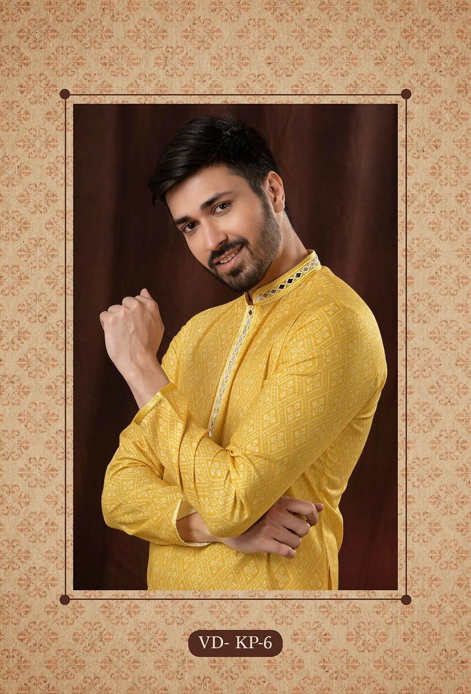 Joban Fashion Light Yellow Art Silk Kurta Pyjama