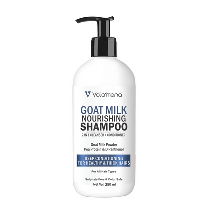 Volamena Goat Milk Shampoo Is Gentle 2 In 1 Hair Cleanser
