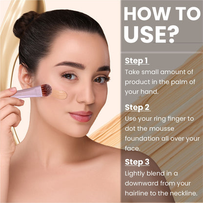 Matt Look Photo Focus Bare It All Skin Perfecting Foundation - Worthy Almond