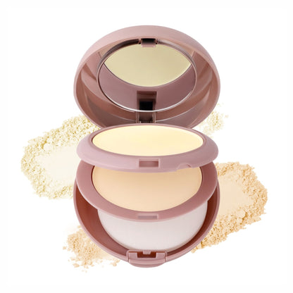 Matt Look Face Fix Ultimate Set Compact Powder - Rose Beige
