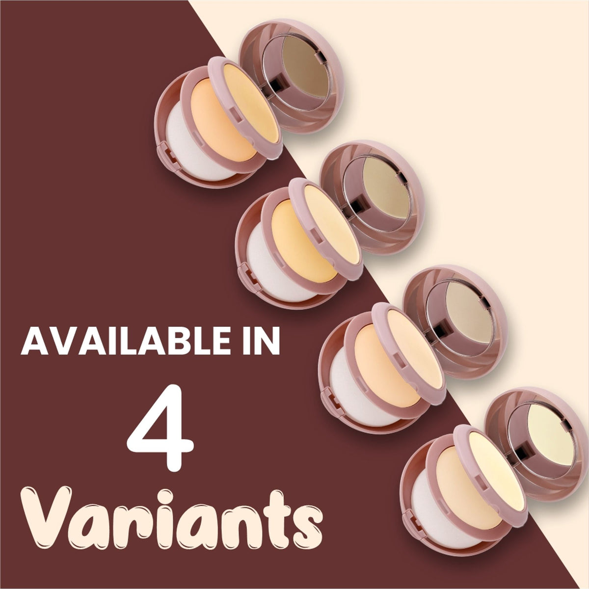 Matt Look Face Fix Ultimate Set Compact Powder - Rose Beige