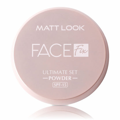 Matt Look Face Fix Ultimate Set Compact Powder - Cool Sand