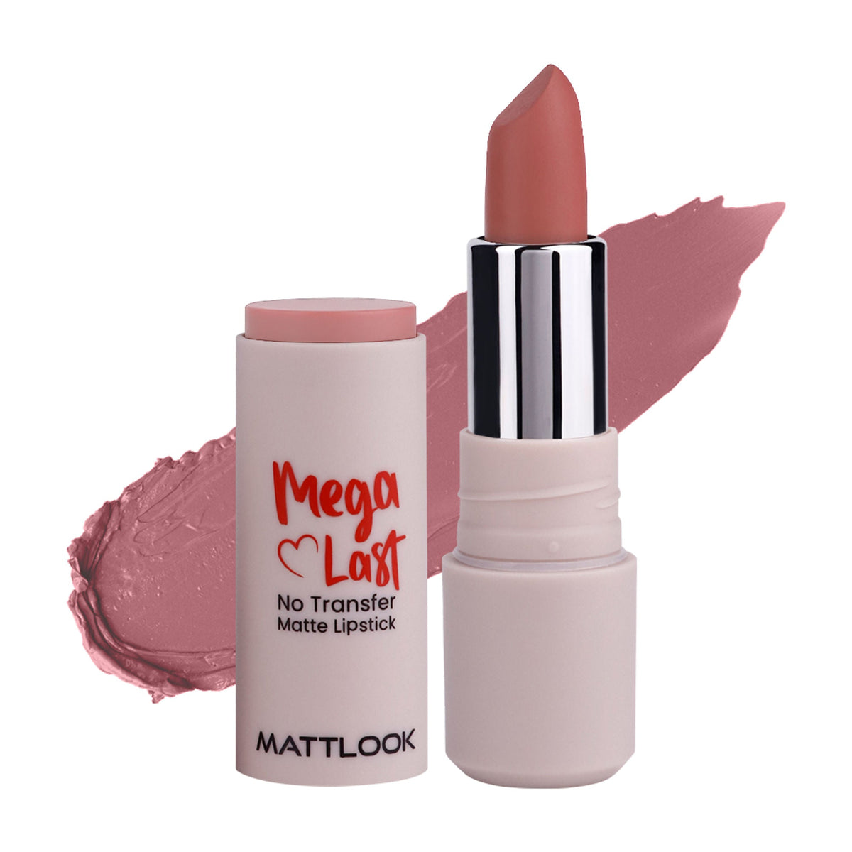 Matt Look Mega Last No Transfer Matte Lipstick - Mauve Baby