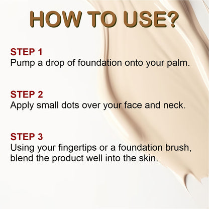 Matt Look High Coverage Foundation - Fawn