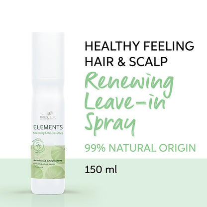 Wella Professionals Elements Renewing Leave-in Spray-for All Hair Types, Normal To Oily Scalp