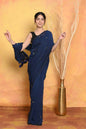 Very Much Indian Pure Mul Cotton Handloom Saree - Dark Blue
