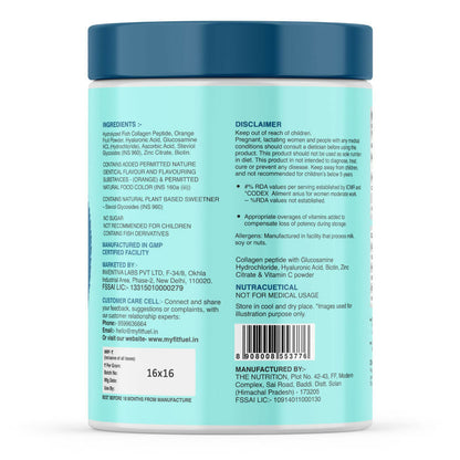 MyFitFuel Hydrolyzed Marine Collagen - Orange