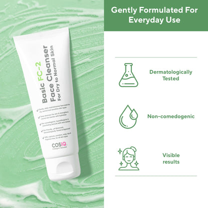 Cos-IQ FC-2 Face Cleanser for Dry Skin