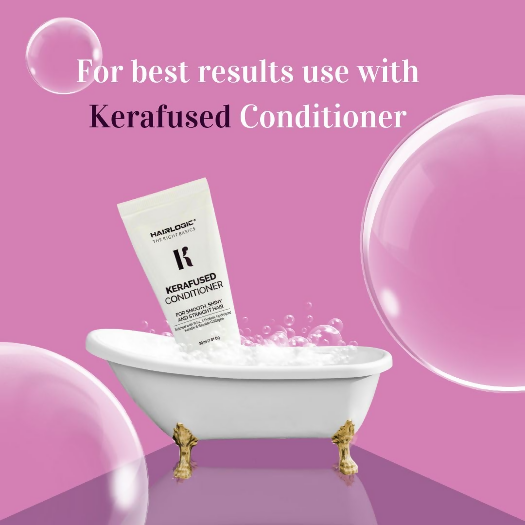 Hair Logic Kerafused Shampoo For Frizzy Hair Ideal for Men & Women