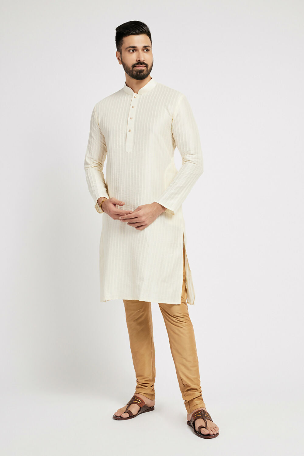 Ethnic India Beige Churidar for Men