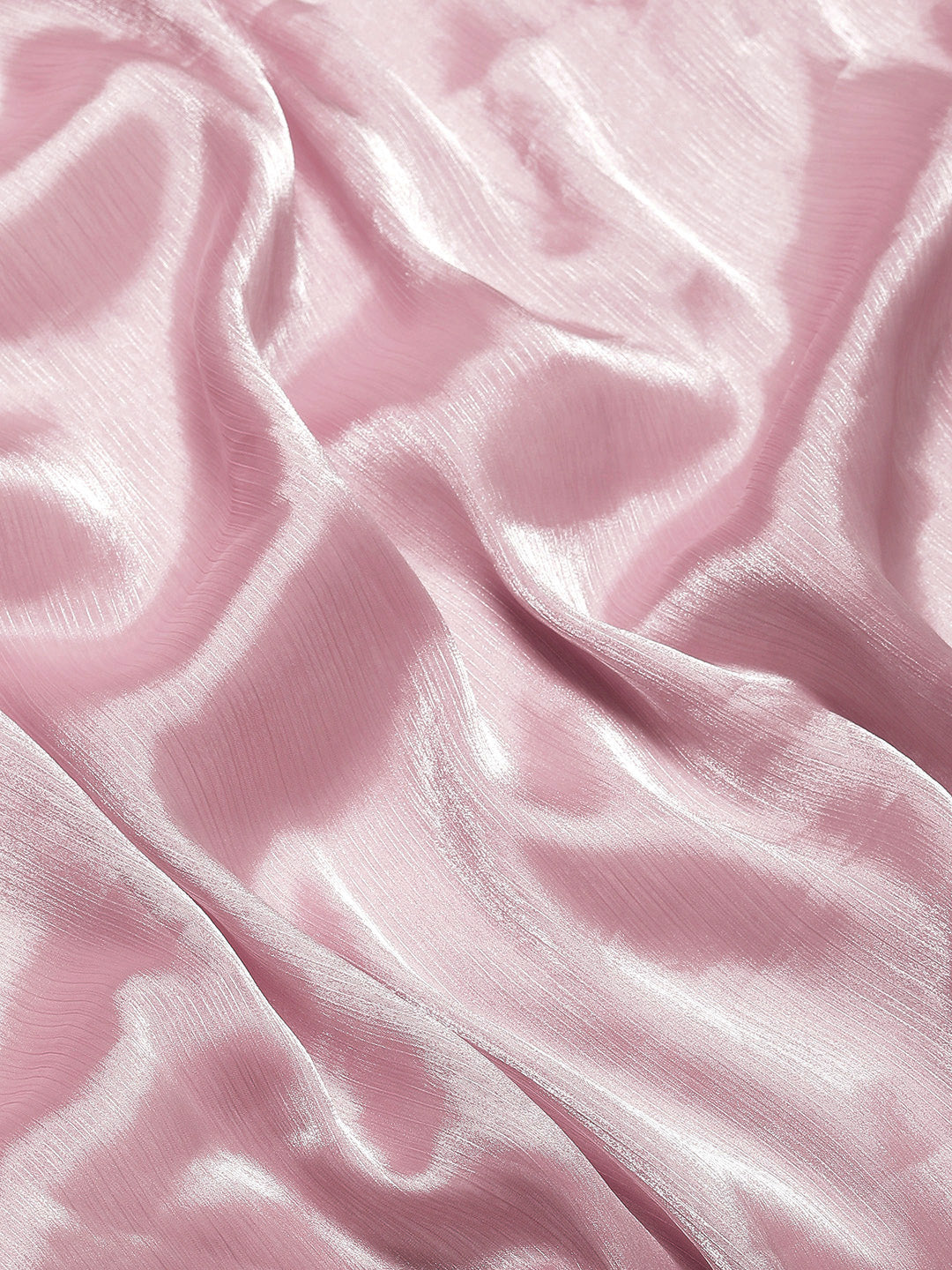 Tikhi Imli Pink Solid Embellished Border Saree
