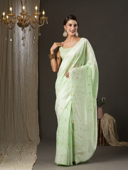 Saree Mall Woven Design Zari Silk Cotton Saree