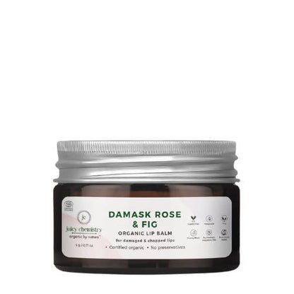 Juicy Chemistry Damask Rose & Fig Lip Balm for Dry & Flaky Lips