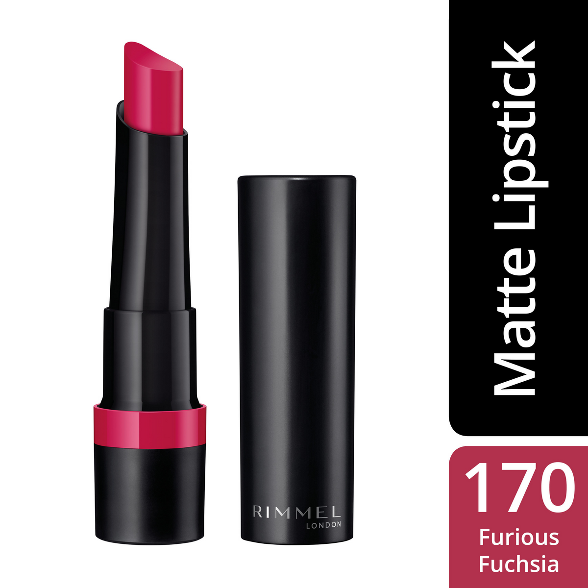 Rimmel London Lasting Finish Matte Lipstick - Furious Fuchsia