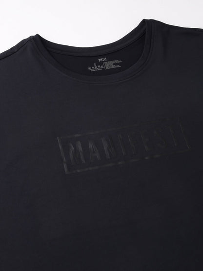 MKH Typography Printed Extended Sleeves Dri-FIT Relaxed Fit T-shirt