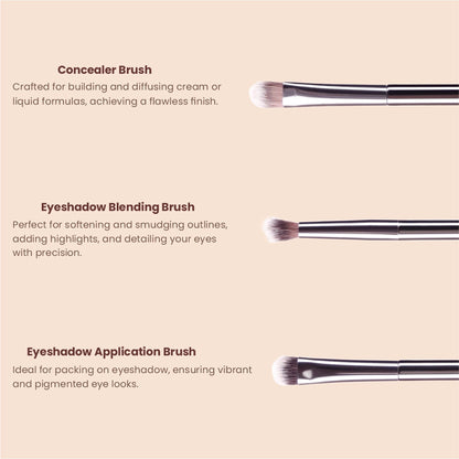 Matt Look Professional Signature Brush - Set of 6
