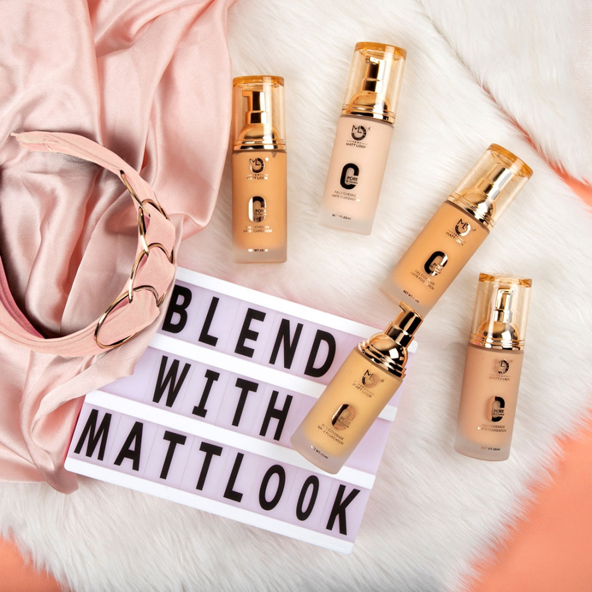 Matt Look Zero Pore Oil Control Full Coverage Matte Foundation - Porcelain