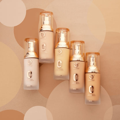 Matt Look Zero Pore Oil Control Full Coverage Matte Foundation - Golden Caramel