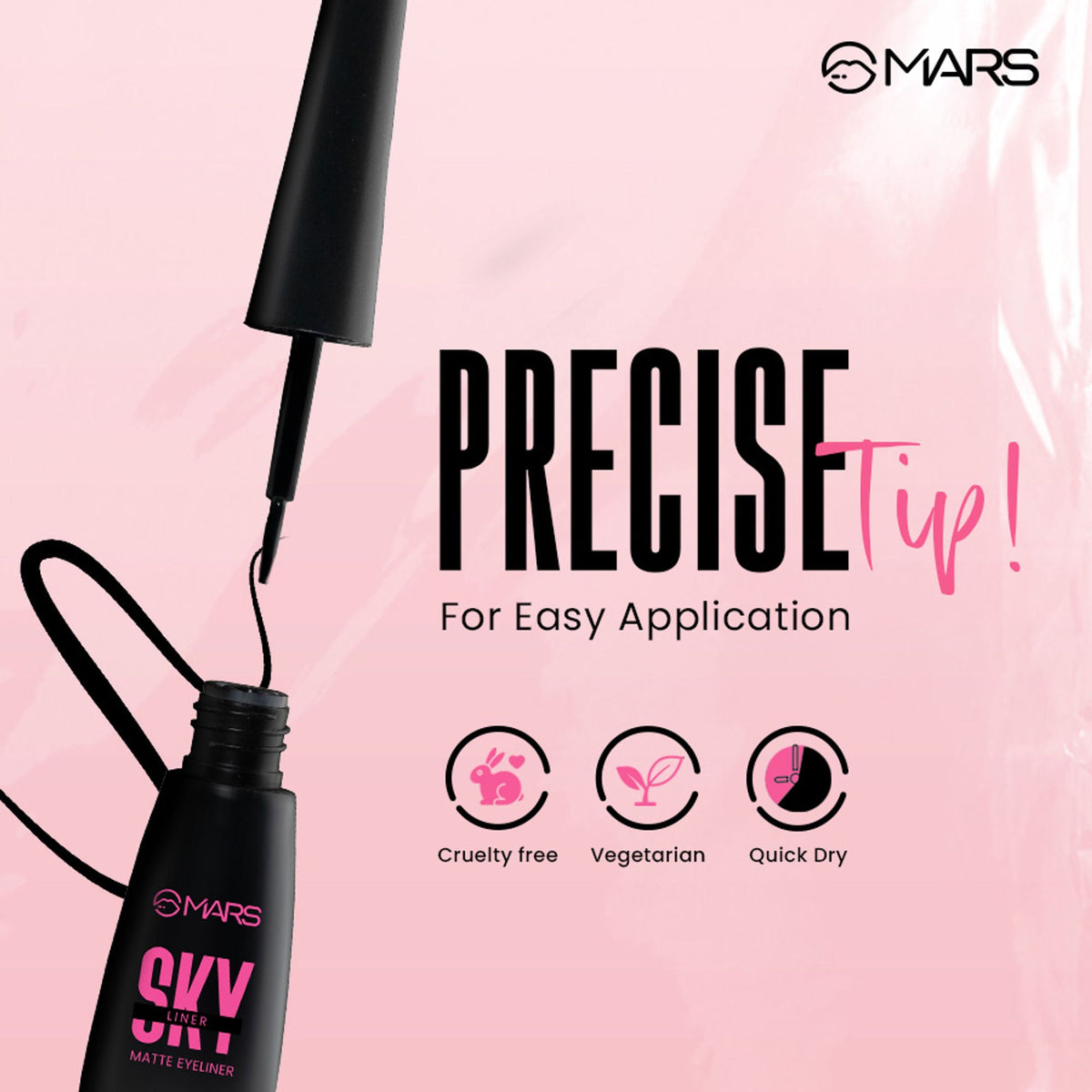 MARS Cosmetics Sky Liner Liquid Black Eyeliner